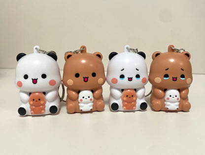 Combo 2 Llaveros de pareja  Bubu y Dudu con musica